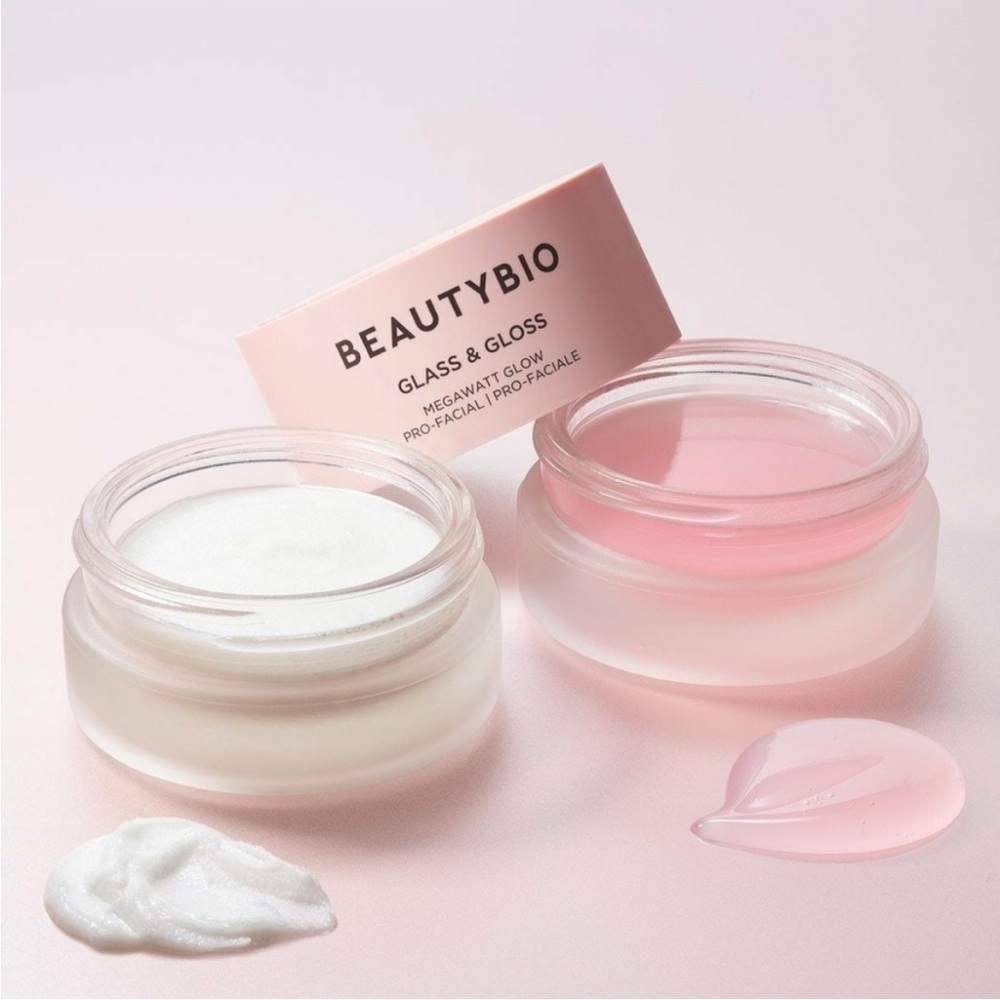 BeautyBio Glass & Gloss Megawatt Glow Pro-Facial! New in box, Full size